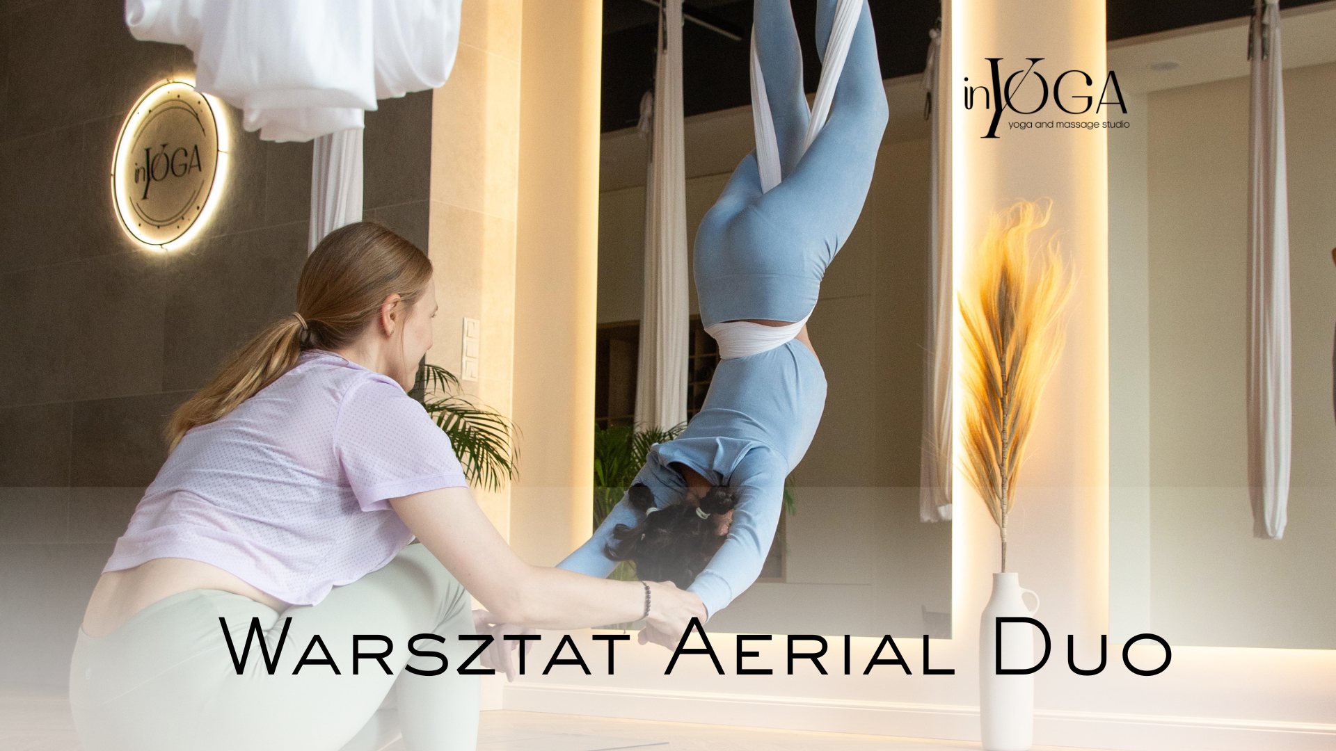 Warsztat Aerial Duo w studiu INYOGA